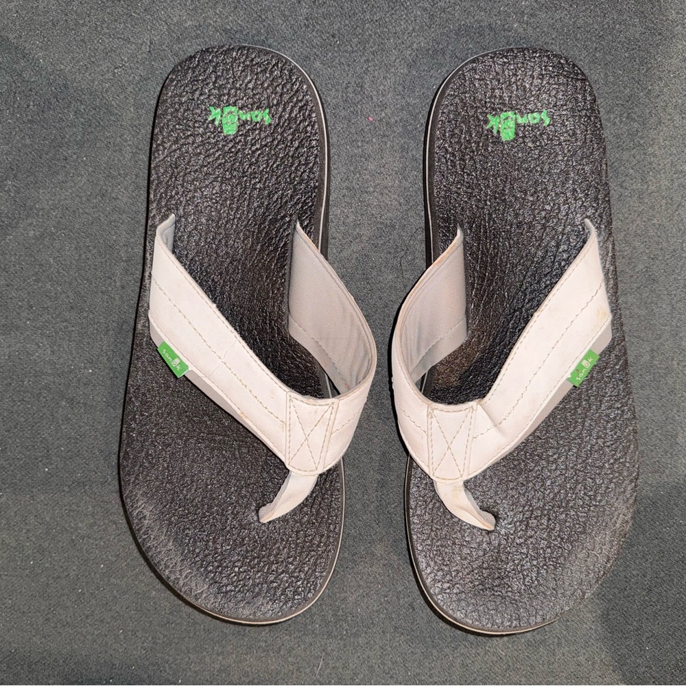 Sanuk Yoga Mat Flip Flops Women’s Size 10 Beach Sandals